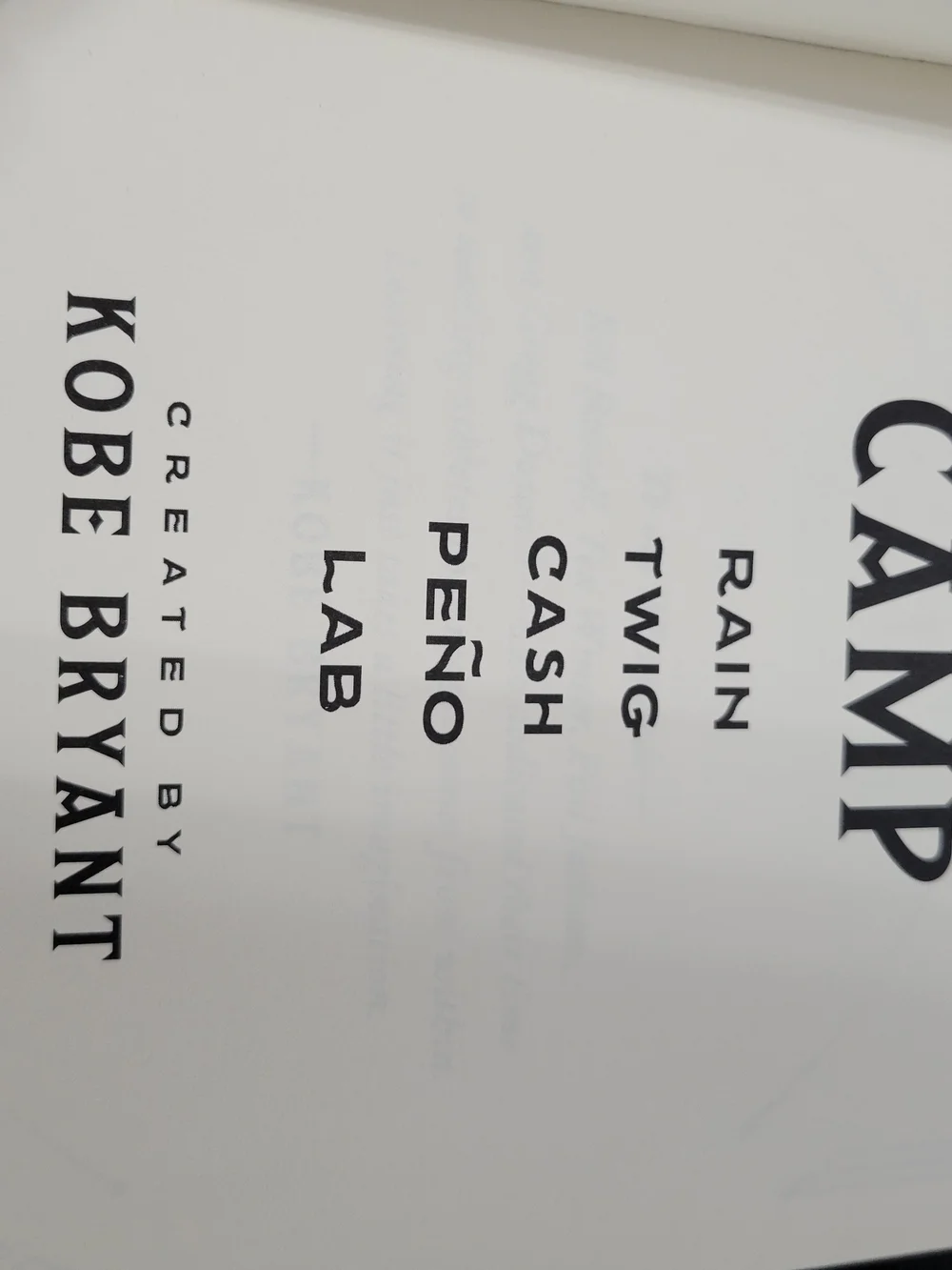 The Wizenard Series Training Camp Book By Kobe Bryant And Wesley King